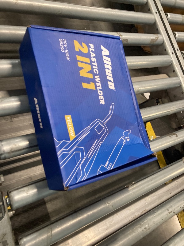Photo 1 of ******MISSING THE ELECTRIC IRON *****Allturn Plastic Welder,Plastic Welding Kit 3 in 1,Plastic Repair Welder Kit,1000pcs Plastic Welding Staples,Plastic Welding Rods Kit,Repair for Most Thermoset Plastics,Yellow