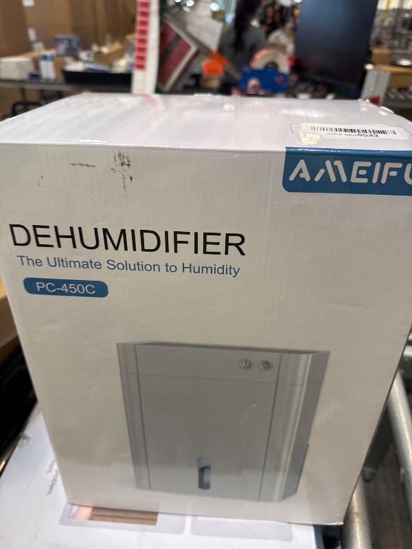 Photo 1 of ***CORRECT ITEM****Dehumidifier for Bathroom, 135 OZ Water Tank, (1000 sq.ft) Quiet Dehumidifier for Home Basement Bedroom RV Closet with Auto Shut Off,Sleep Mode, 7 Colors LED Light(White) (Blue)