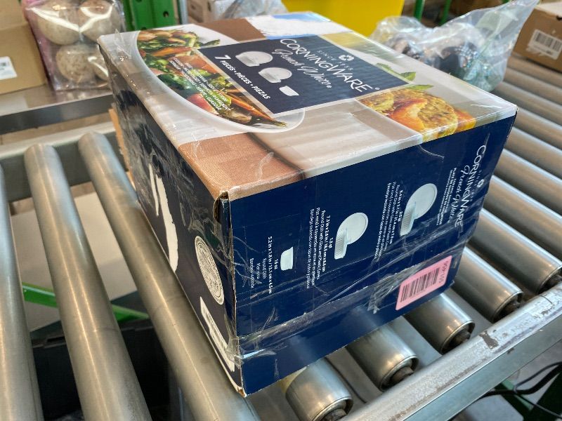 Photo 1 of *Missing Parts*CorningWare French White Ceramic Bakeware with Lids and Crack Resistant Stoneware Baking Dish, Microwave, Dishwasher, Oven, Freezer and Fridge Safe **ONLY ONE BOWL***