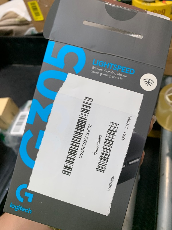 Photo 1 of Logitech G305 LIGHTSPEED Wireless Gaming Mouse, Hero 12K Sensor, 12,000 DPI, Lightweight, 6 Programmable Buttons, 250h Battery Life, On-Board Memory, PC/Mac - Black