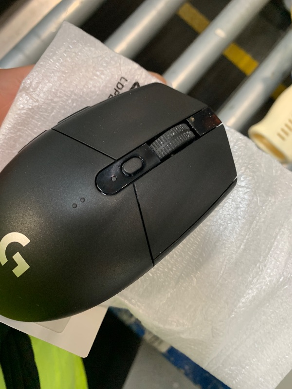 Photo 1 of Logitech G305 LIGHTSPEED Wireless Gaming Mouse, Hero 12K Sensor, 12,000 DPI, Lightweight, 6 Programmable Buttons, 250h Battery Life, On-Board Memory, PC/Mac - Black
