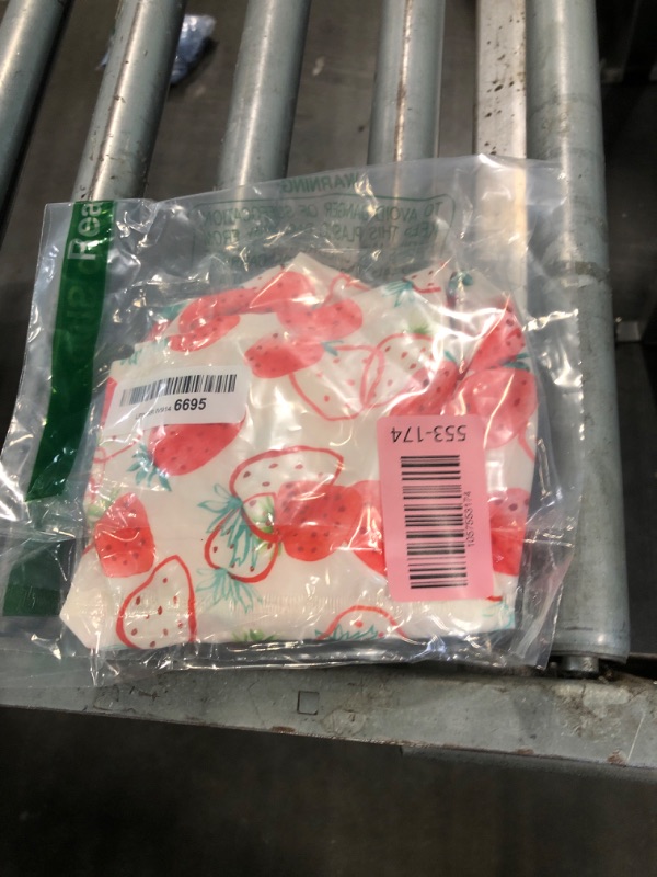 Photo 1 of ****MISSING RED BAG****18-24 Months Girl Clothes Baby Girls Dress Infant Summer Outfits Toddler Casual Ruffle Sleeve Strawberry Red Sundress 