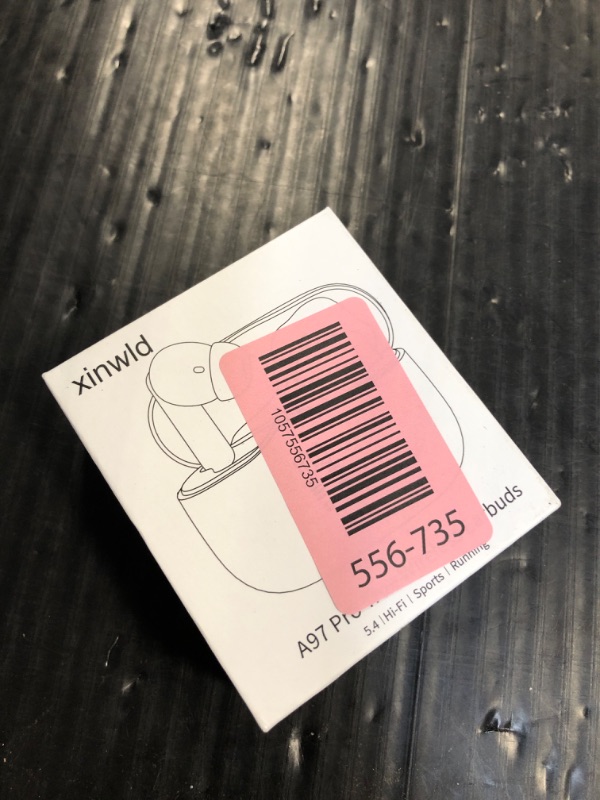 Photo 1 of ** MISSING CHARGER** Wireless Earbuds, Bluetooth 5.4 Headphones in Ear with 4 ENC Noise Cancelling Mic, New Wireless Earphones HiFi Stereo Deep Bass 40H Playtime, In-Ear Bluetooth Earbuds LED Display IP7, USB-C, Rose Gold