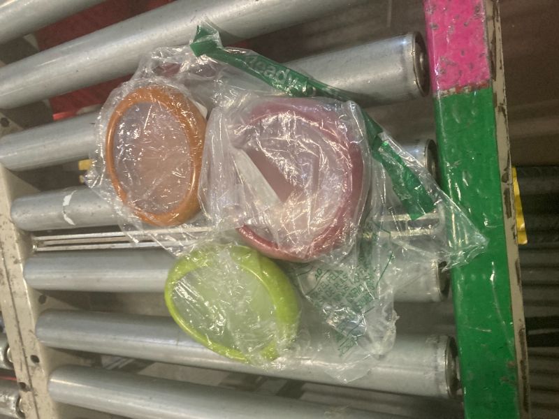 Photo 1 of ****MISSING ONE****New Silicone Fruit Storage Containers,Set of 4 Reusable Storage Containers for Fridge, Fresh Preservation Box, Anti-Oxidation Storage Box