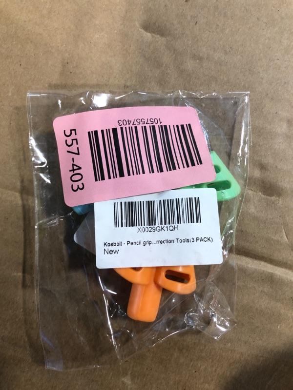 Photo 1 of **MISSING 1** KOABBIT Pencil gripper kids/toddler handwriting aid tools for beginners,Pencil Holder for preschooler 2-4 Years learning to Write for Children's Training Pen Holding Posture Correction Tools(3 PACK)