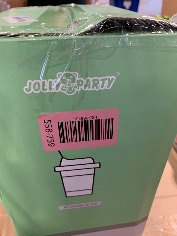 Photo 1 of [100 Pack] 12 oz Paper Coffee Cups, Disposable Paper Coffee Cup with Lids, Sleeves, and Stirrers, Hot/Cold Beverage Drinking Cup for Water, Juice or Tea, Suitable for Home, Shops and Cafes