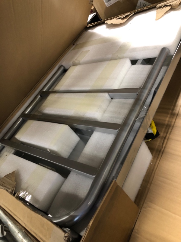 Photo 1 of /*** NEW ** Lomive 2IN1 42"×25" Platform Truck Cart 2200lbs Heavy Duty Flatbed Cart Dolly w/Detachable Rear Guardrail and Swivel Casters, Push Cart, Work Gloves 2Pairs & 1 Bunge Cord Included