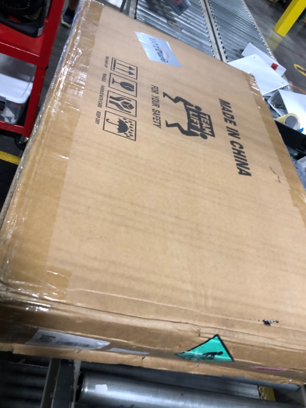 Photo 1 of /*** NEW ** Lomive 2IN1 42"×25" Platform Truck Cart 2200lbs Heavy Duty Flatbed Cart Dolly w/Detachable Rear Guardrail and Swivel Casters, Push Cart, Work Gloves 2Pairs & 1 Bunge Cord Included