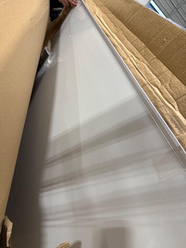 Photo 1 of ** DAMAGE MINOR/ CHECK PHOTO ** VIZ-PRO Dry Erase Board/Magnetic Whiteboard, 72 x 48 Inches, Large Wall Mounted Board for School Office and Home 6' x 4'