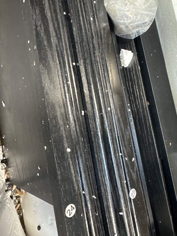 Photo 1 of ** USED** GarveeHome Corner Bookshelf Black, 71.8'' Black Corner Bookcase, L-Shaped Bookshelf Farmhouse Bookcase, 5 Tier Display Shelf Heavy Duty Bookcases, Bookshelves with Storage