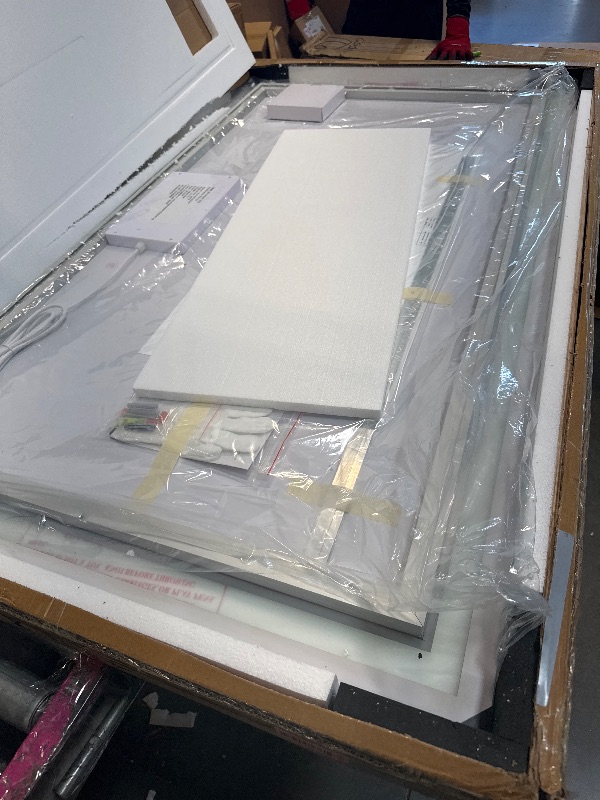 Photo 1 of ** NEW ** GarveeHome 60"x 36" LED Bathroom Mirror with Lights, Dimmable, Anti-Fog, Backlit + Front Lit, Smart Bathroom Vanity Mirror for Wall, Memory Function, Shatter-Proof (Horizontal/Vertical)