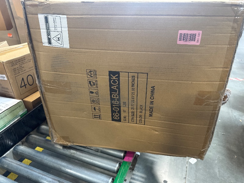 Photo 1 of ** NEW / COMPLETE / NO RETURNS** HABUTWAY 103" L-Shaped Modular Sectional Sofa, No Assembly Required Deep Seat Couch with 3 Pillows, Soft Fabric Upholstered, Modern Chaise Lounge for Living Room, Bedroom,Black