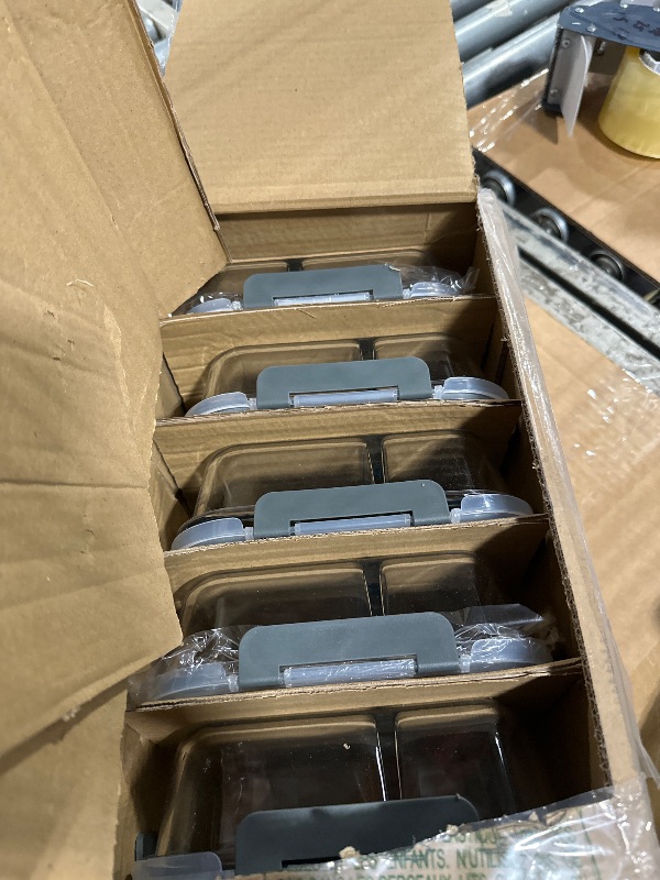 Photo 1 of [5-Pack,36 Oz]Glass Meal Prep Containers 2 Compartments Portion Control with Upgraded Snap Locking Lids Glass Food Storage Containers, Microwave, Oven, Freezer and Dishwasher (4.5 Cups)