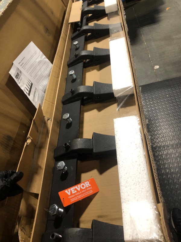 Photo 1 of ** NEW** VEVOR Bucket Tooth Bar, 60'', Heavy Duty Tractor Bucket 7 Teeth Bar for Loader Tractor Skidsteer, 4560 lbs Load-Bearing Capacity Bolt On Design, for Efficient Soil Excavation and Bucket Protection