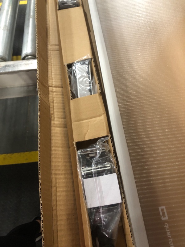 Photo 1 of ** USED**  Quartet Workstation Privacy Screen, 36" x 48", For Cubicle or Office, Adjustable Height, Sliding, Sturdy Aluminum Frame,**Includes Attachable Whiteboard (WPS1000)**