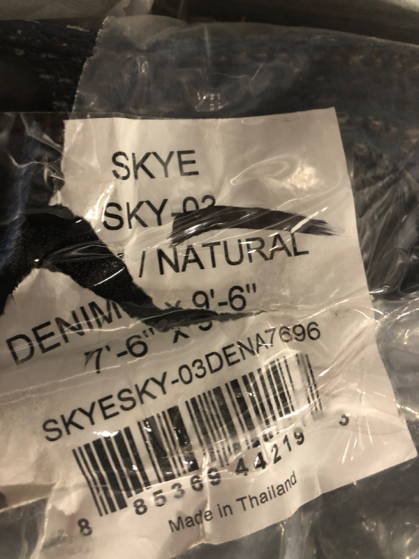 Photo 1 of * USED* Loloi II Skye Collection SKY-03 Denim/Natural 7'-6" x 9'-6" Area Rug