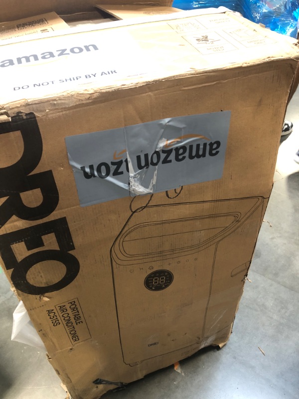 Photo 1 of ** USED/ TESTED FUNCTIONAL ** Dreo Portable Air Conditioners, 12000 BTU ASHRAE (8000 BTU DOE) Smart AC Unit for Room with Drainage-free Cooling, APP/Voice/Remote, Fan & Dehumidifier, Quiet Standing AC for Bedroom, AC515S New