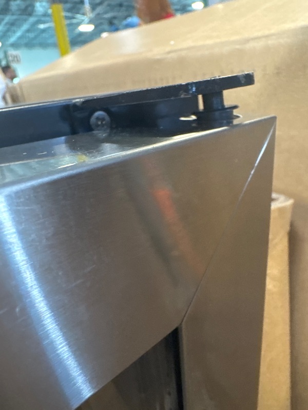 Photo 1 of ** FUNCTIONAL DAMAGE IN CORNER OF DOOR MISSING SCREW ** Takywep Dual Zone Wine Fridge - 28 Bottles, Compressor Cooler, 41?-64? Digital LED Touch Control, Frost-Resistant Lockable Cabinet, Single Glass Door, Freestanding/Built-In, Ideal for Home, Bar