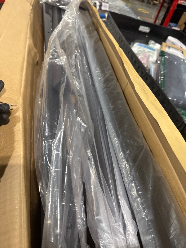 Photo 1 of ** USED/ HARDWARE INCLUDED** Sweetcrispy Queen Size Bed Frame with Headboard, 800LBS Mattress Foundation with All Sturdy Metal Support, Under Bed Storage, No Box Spring Needed, Easy Assembly, Rust Brown