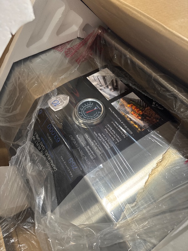 Photo 1 of ** NEW ** Spire Premium 5 Burner Built In Gas Grill Island Head, Stainless Steel 30 Inch Propane Grill with Rear Burner, 63,000 BTUs, 750 SQ In Racks, Dual Fuel Compatibility - 740-0788P