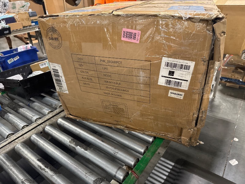 Photo 1 of ** NEW ** Rocking Recliner Chair, 360° Swivel & 30° Rocking, Upholstered Fabric Nursery Chair with Side Pockets, Q235 Steel Frame for Small Spaces & Versatile Use