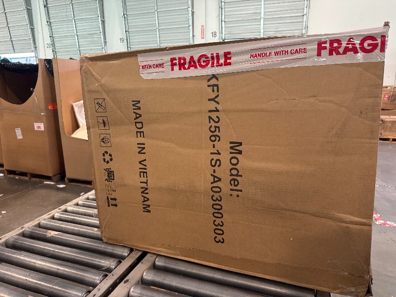 Photo 1 of ** NEW / ONLY 1 CHAIR** KISLOT Upholstered Dining Chair with Casters No Assembly Linen DeskChair Wingback Single Sofa for Kitchen Diningroom Bedroom Readingroom ,1 PCS,Light Grey