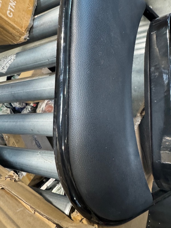 Photo 1 of ** USED/ DAMAGE 1 CHAIR ** VINGLI 8 Pack Folding Chairs with Padded Seats, Metal Frame with Pu Leather Seat & Back, Capacity 350 lbs, Black