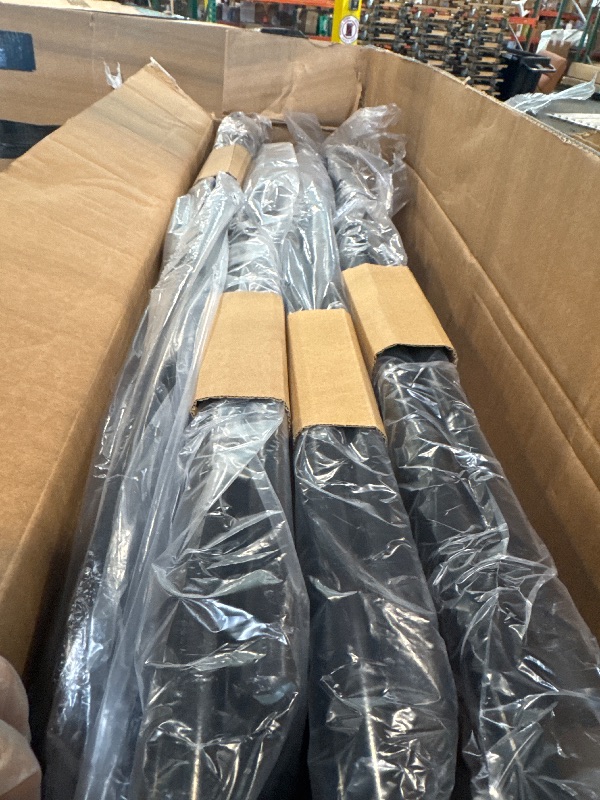 Photo 1 of ** NEW ** Sweetcrispy Folding Chair 4 Pack, Leather Padded Folding Chairs, Sturdy Metal Foldable Chairs, Easy to Use and Store, Outdoor and Indoor, for Home, Office, Party, Comfy