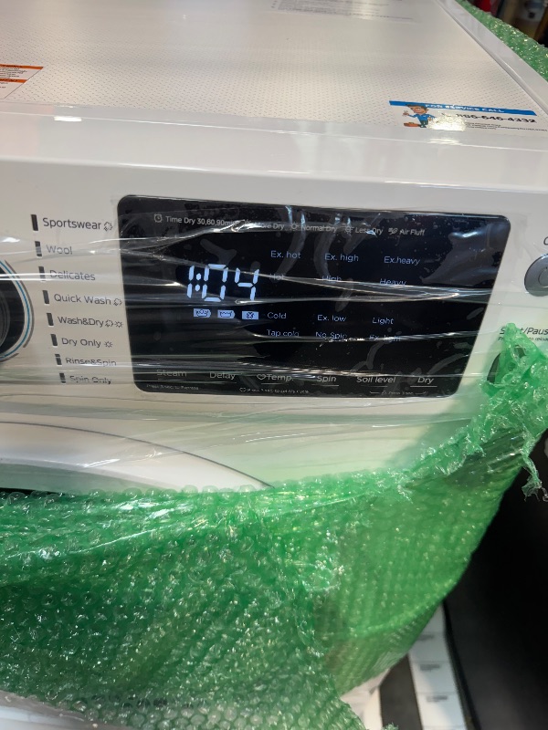 Photo 1 of ** NEW / TESTED FUNCTIONAL ** Midea 24 Inch Washer and Dryer Combo, All in One Washer and Dryer 2.7 cu.ft 26lbs, Ventless Washing Machine, Steam Care, Overnight Dry, 1400 RPM, 16 Cycles Front Load Washer, Full-Automatic, White