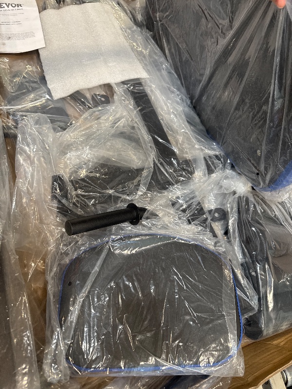 Photo 1 of ** USED ** VEVOR Inversion Table, 300 lbs Capacity Heavy Duty Inversion Table, Decompression Back Stretcher Machine, Strength Training Equipment with Headrest, Ankle Lock, Adjustable Protective Belt, Blue/Black