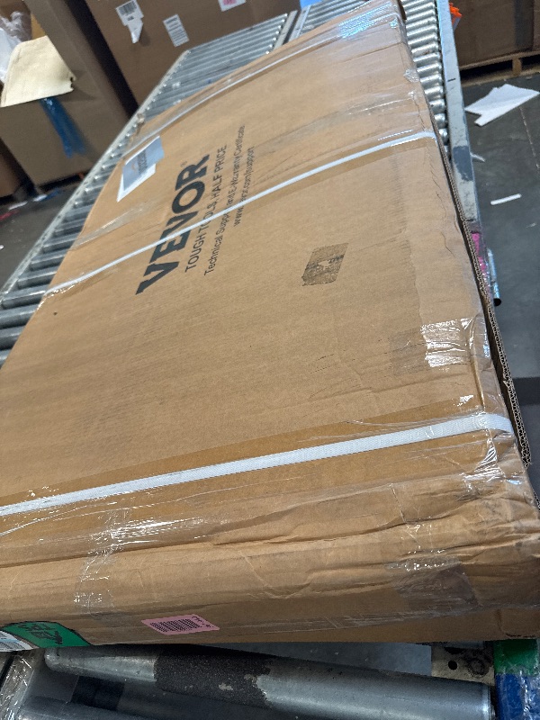 Photo 1 of ** USED ** VEVOR Inversion Table, 300 lbs Capacity Heavy Duty Inversion Table, Decompression Back Stretcher Machine, Strength Training Equipment with Headrest, Ankle Lock, Adjustable Protective Belt, Blue/Black