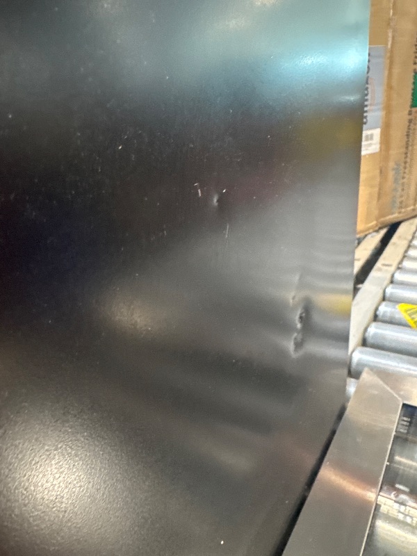 Photo 1 of ** VERY USED/  TESTED FUNCTIONAL / THE DOOR IS LOOSE AND HAS DETAILS OF USE **  NewAir 126 Can Beverage Refrigerator, Glass Door Mini Fridge Drink Cooler for Beer, Soda, Wine – Compact Freestanding Fridge for Home, Bar, Kitchen, Office, Garage, Dorm Room,