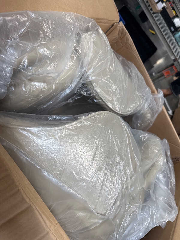 Photo 1 of ** NEW / COMPLETED HARWARE** Counter Height Barstools 26 inch Upholstered Swivel Bar Stools with Back and Wood Legs for Kitchen Island,Set of 2,Beige PU Leather