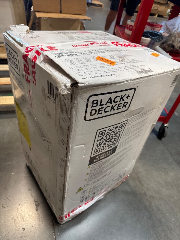 Photo 1 of ** USED/ TESTED FUNCTIONAL ** BLACK+DECKER Portable Air Conditioner, 9,000 BTU (5,300 BTU SACC) for Rooms up to 400 Sq. Ft., Portable AC with Follow Me Remote Control and Window Kit, BPACT08WT, White