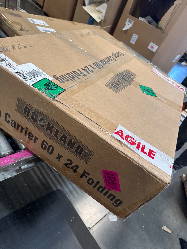 Photo 1 of ** NEW ** Rockland Steel Folding Hitch Mount Cargo Carrier, 60" x 24" x 6", 500 LBS Capacity, Heavy Duty Trailer Hitch Cargo Carrier, Foldable Hitch Rack Basket, Fits 2" Receiver for Cars SUVs Vans Trailers