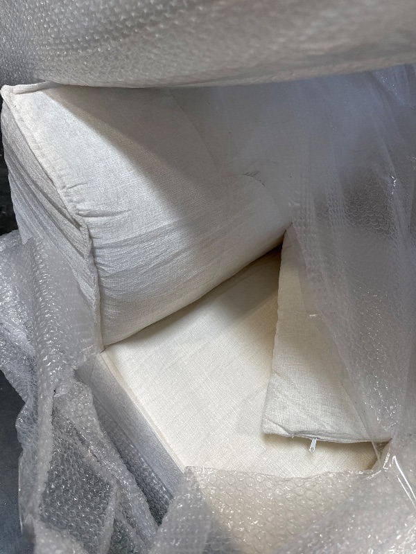 Photo 1 of ** VERY USED/ DIRTY CHECK PHOTO ** Vesgantti 106" Cloud Sectional Couch with Chaise, Deep Seat Modular Sectional Sofa Chenille Memory Foam Sofa Boneless Couches for Living Room Bedroom, No Assembly Required (Beige, Right-Facing Chaise)