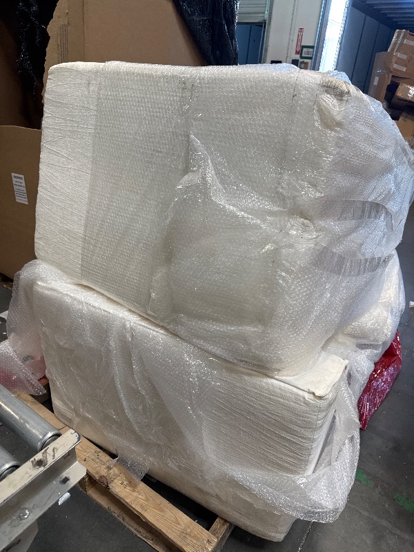 Photo 1 of ** VERY USED/ DIRTY CHECK PHOTO ** Vesgantti 106" Cloud Sectional Couch with Chaise, Deep Seat Modular Sectional Sofa Chenille Memory Foam Sofa Boneless Couches for Living Room Bedroom, No Assembly Required (Beige, Right-Facing Chaise)