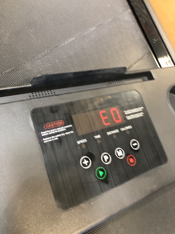 Photo 1 of ** VERY USED/ FUNCTIONAL** Walking Treadmill Pad, Portable Desk Treadmills for Home Small, Foldable Mini Treadmill with Handle Bar, Office 300 lb Cap for Small Spaces, Folding Compact Treadmills for Home Clearance