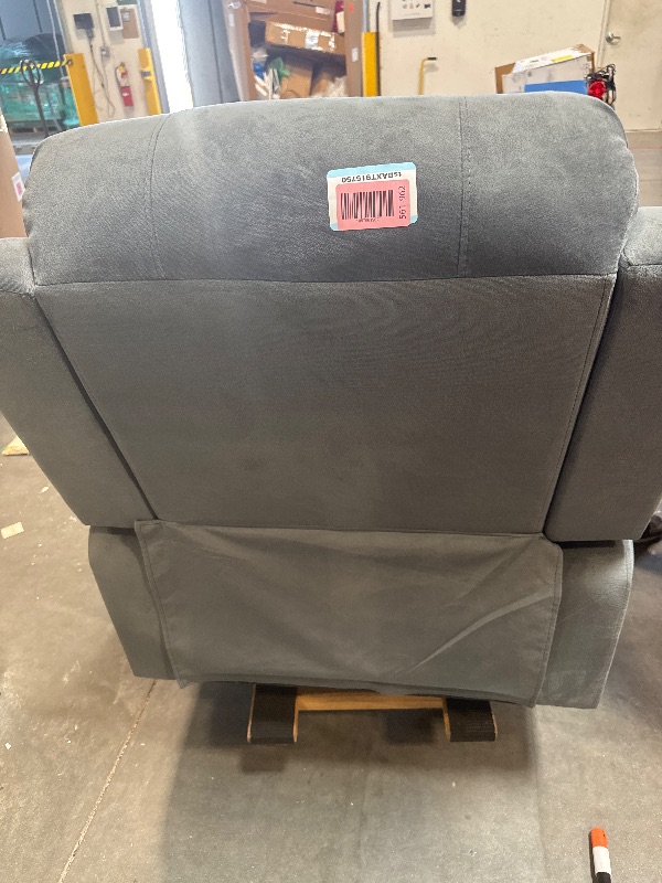 Photo 1 of ** USED** Phoenix Home Fabric Manual Recliner Chair for Adults, Comfy Reclining Chairs with Overstuffed Arm and Back, Single Sofa for Living Room, Grey