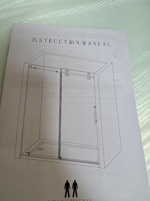 Photo 1 of ** NEW / HARDWARE ** UNIKOO 66"- 72" W×76" H Frameless Stainless Steel Sliding Shower Door in Satin Brass with 3/8" (10mm) Certified Tempered Clear Glass. The King Series UKS04-7276-SB