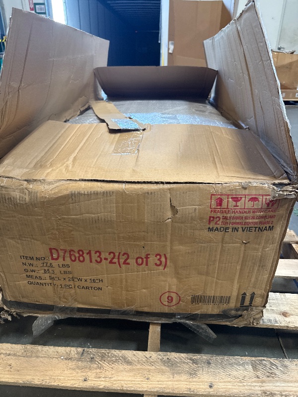 Photo 1 of ** PARCIAL SET BOX 2/3**  ERYE 83-inch Pull Out Sleeper Couch Bed, L-Shaped Corner Reversible Sleeper Sectional Sofa Polyester Blend Tufted Upholstered Convertible Sofa Bed with Storage Chaise for Home Apartment Living Room