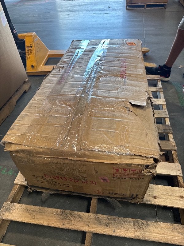 Photo 1 of ** PARCIAL SET BOX 2/3**  ERYE 83-inch Pull Out Sleeper Couch Bed, L-Shaped Corner Reversible Sleeper Sectional Sofa Polyester Blend Tufted Upholstered Convertible Sofa Bed with Storage Chaise for Home Apartment Living Room