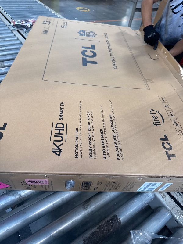 Photo 1 of ** NEW / TESTED FUNCTIONAL ** TCL 55-Inch Class S5 UHD 4K LED Smart TV with Fire TV (55S551F, 2024 Model), Dolby Vision, HDR PRO+, Dolby Atmos, Alexa Built-in with Voice Remote, Apple AirPlay 2 Compatibility, Streaming Television