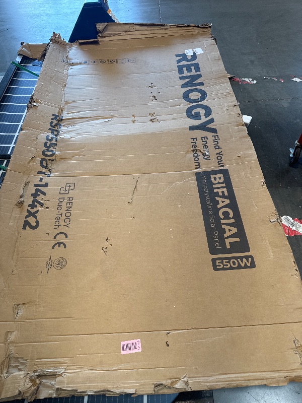 Photo 1 of ** USED/ UNTESTED ** Renogy Solar Panels 200 Watt 12V, Flexible Solar Panel 200W 22% High-Efficiency, 240° Ultra Lightweight Solar Panels for Marine RV Cabin Van Car Boat Camping Curve Surfaces