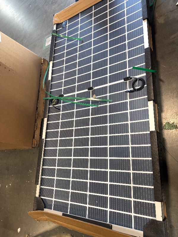 Photo 1 of ** USED/ UNTESTED ** Renogy Solar Panels 200 Watt 12V, Flexible Solar Panel 200W 22% High-Efficiency, 240° Ultra Lightweight Solar Panels for Marine RV Cabin Van Car Boat Camping Curve Surfaces