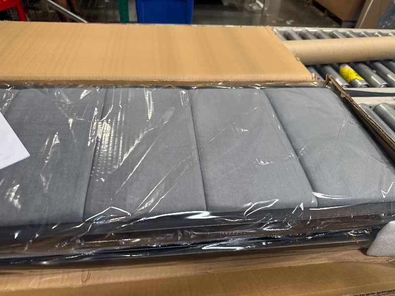 Photo 1 of ** NEW** OLEVS Full Bed Frame with Headboard, Metal Platform Bed Full Size with 2-Tier Storage, LED Light & Charging Station Type C, No Box Spring Needed