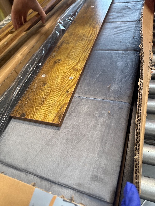 Photo 1 of ** USED Liians Queen Bed Frame with Headboard, Metal Platform Bed with Smart LED Lights and USB Charging Station, Easy Assembly, No Box Spring Needed