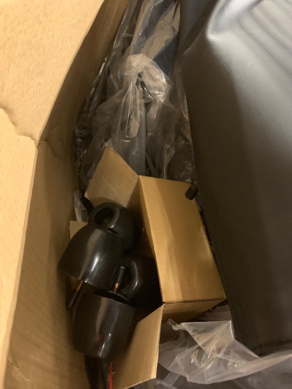 Photo 1 of ** USED / DAMAGE MINOR** Recliner Chair for Living Room, Leather Recliners, Home Theater Seating with Lumbar Support with Adjustable Backrest and Footrest, Modern Living Room Furniture with Padded Seat Backrest, Black