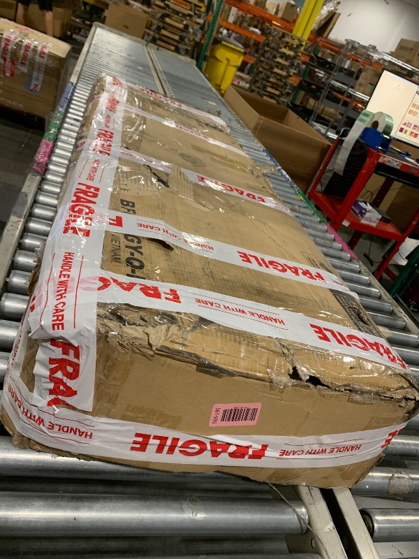 Photo 1 of ** NEW // INLUDED HARDWARE** Rolanstar Bed Frame Queen Size with Charging Station and LED Lights, Upholstered Storage Headboard with Drawers, Heavy Duty Metal Slats, No Box Spring Needed, Noise Free, Easy Assembly, Dark Grey