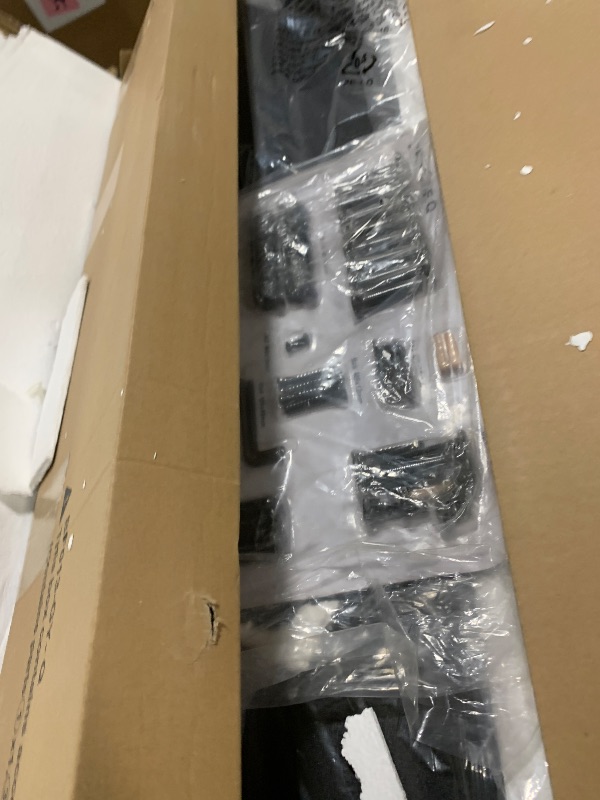 Photo 1 of ** NEW // INLUDED HARDWARE** Rolanstar Bed Frame Queen Size with Charging Station and LED Lights, Upholstered Storage Headboard with Drawers, Heavy Duty Metal Slats, No Box Spring Needed, Noise Free, Easy Assembly, Dark Grey